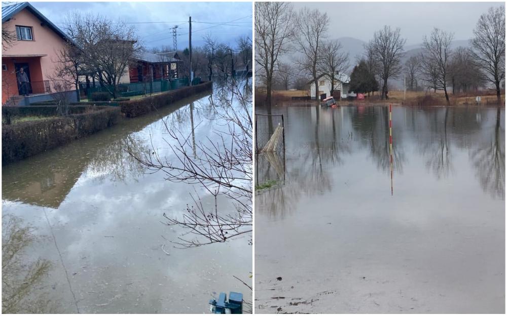 Velike poplave pogodile Gospić, kuće pod vodom