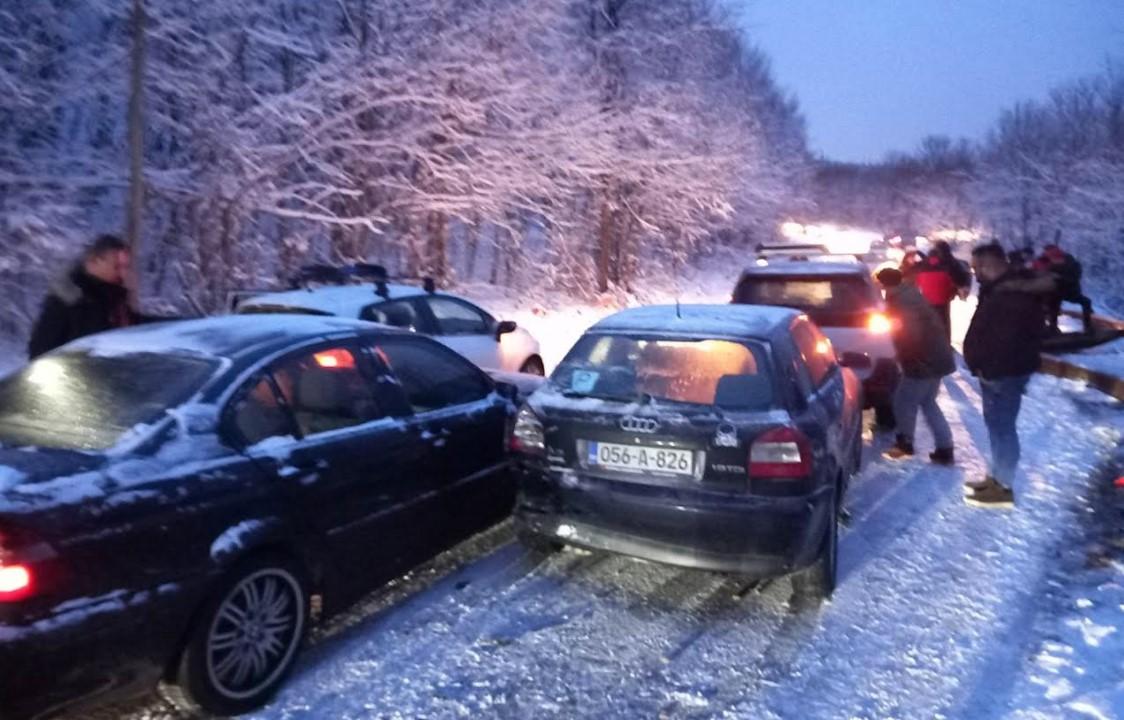 Lančani sudar na Bjelašnici: Učestvovalo šest vozila