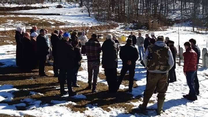 Prošlogodišnje obilježavanje godišnjice u selu Poljak. Foto: Organizacija porodica šehida i poginulih boraca općine Srebrenica - Avaz