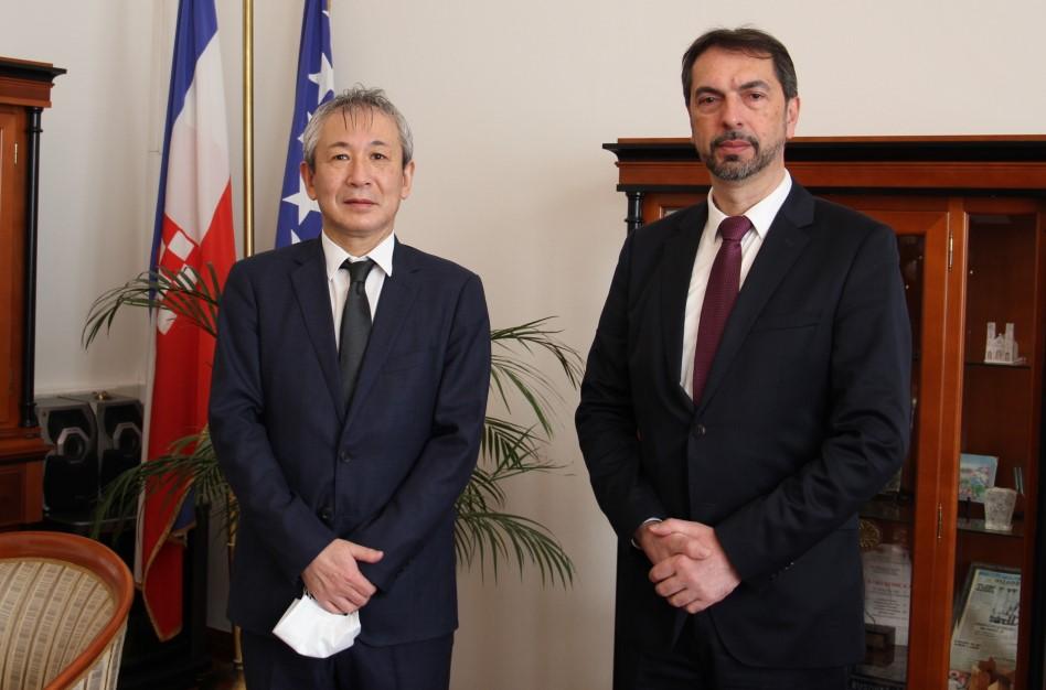 Marinko Čavara ugostio ambasadora Japana u BiH Ita Makotu