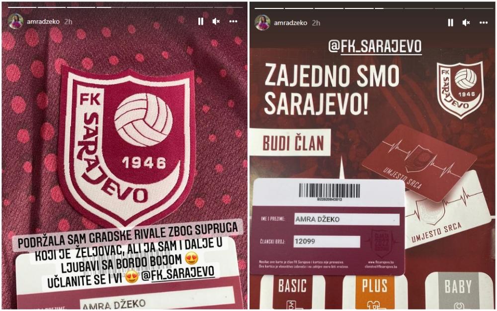 Objave Amre Džeko na Instagramu - Avaz