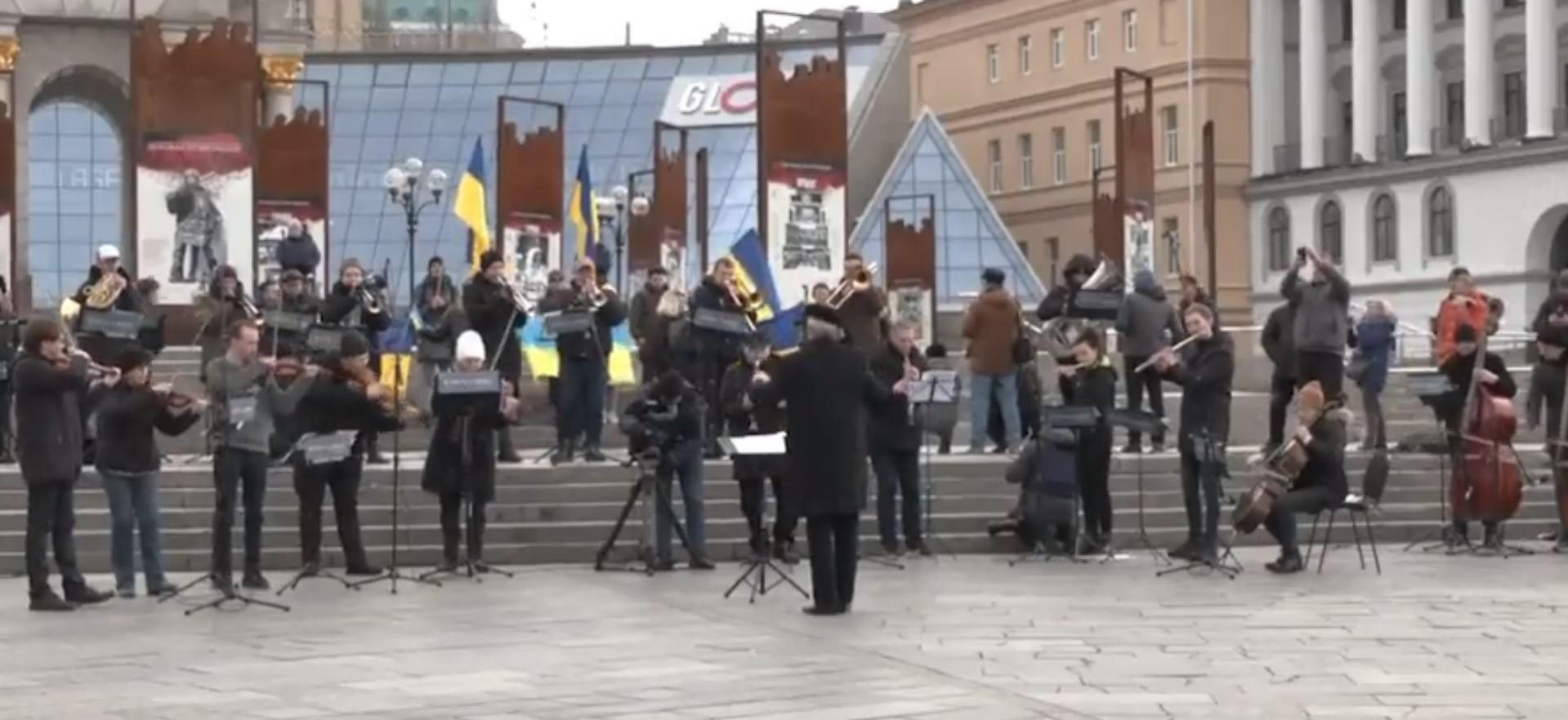 Pogledajte video simfonijskog orkestra: Održan koncert u centru Kijeva