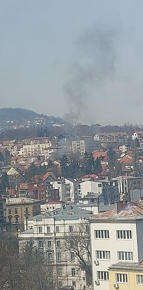 Požar u Odobašinoj ulici u Sarajevu