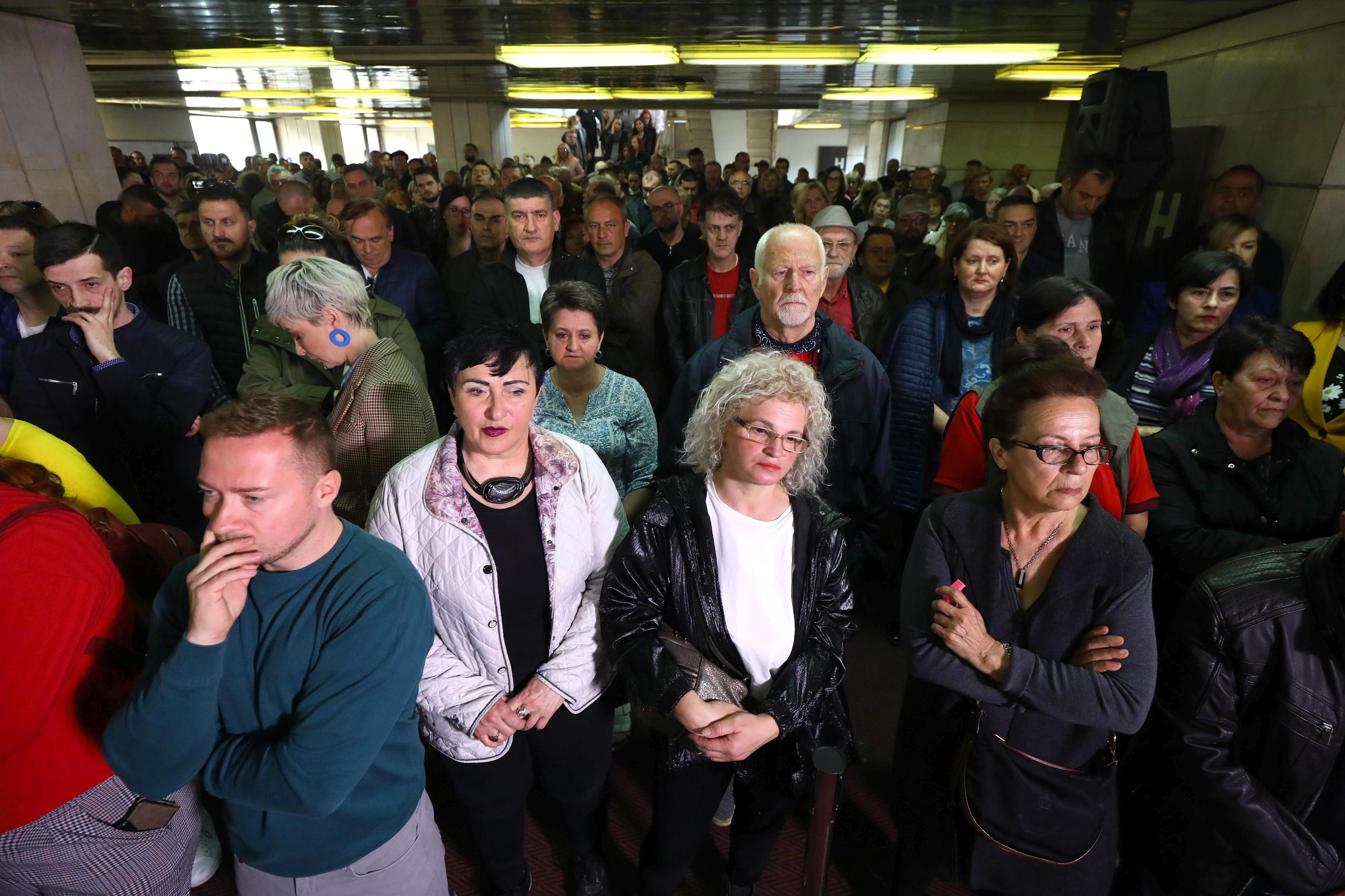 Protest radnika BHRT-a: Je li vas stid?!