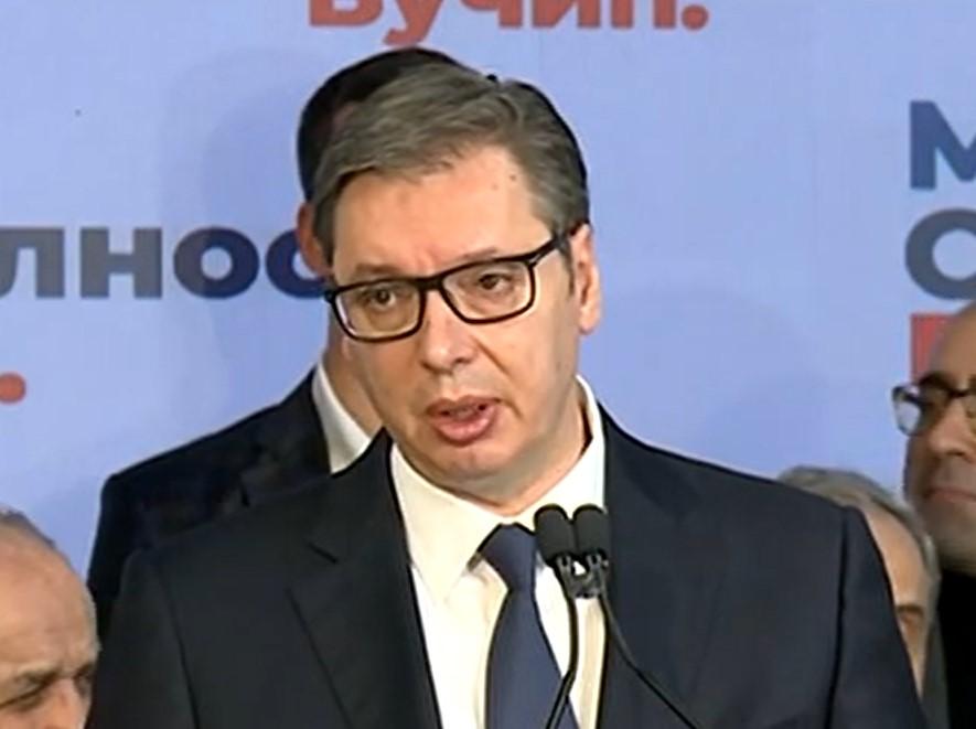 Uživo / Izbori u Srbiji: Vučić proglasio pobjedu