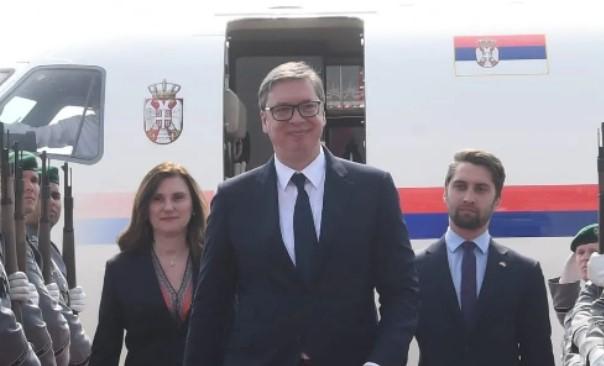 Aleksandar Vučić stigao u Berlin na sastanak sa Šolcom