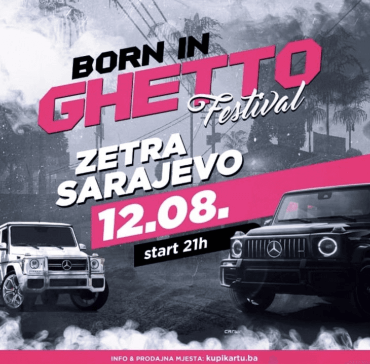 Radni plakat "Born in Ghetto" - Avaz