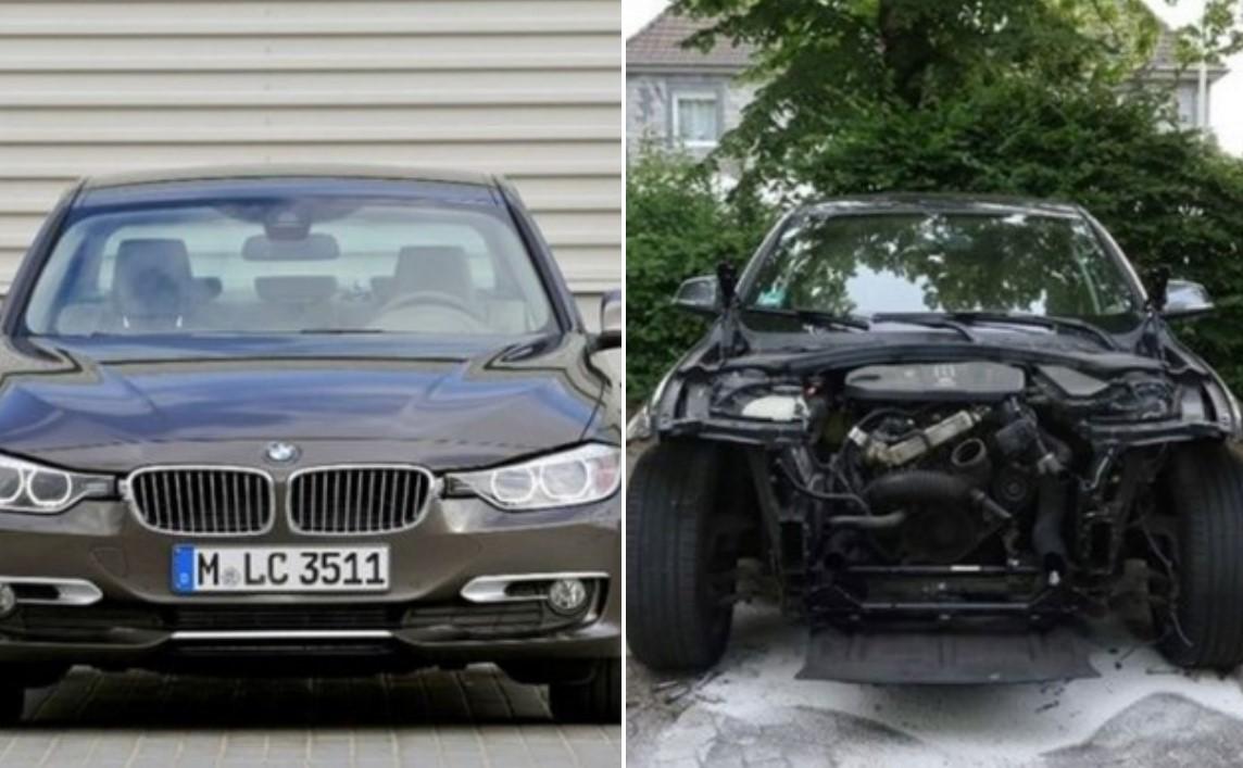 Lopovi su s BMW-a Serije 3 (F30) uzeli gomilu dijelova s prednjeg kraja - Avaz