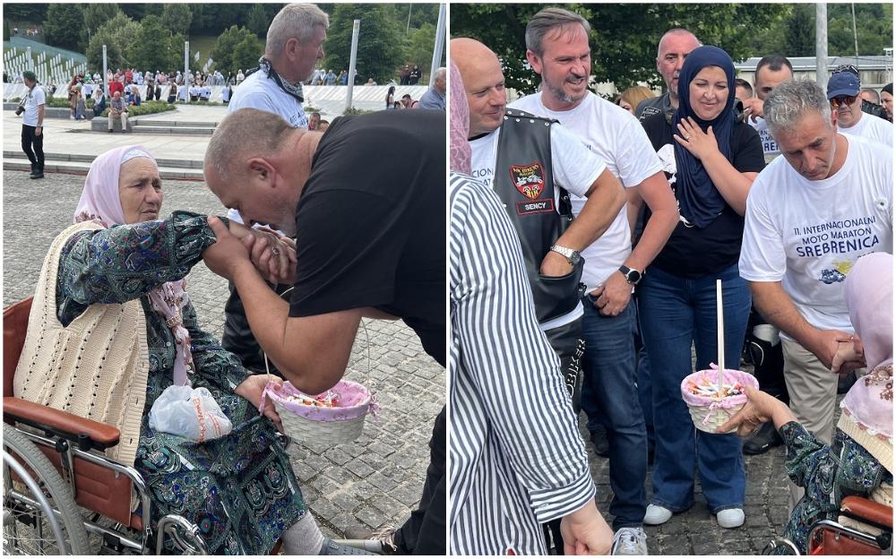 Nana Šuhra dočekala motoriste, dijelila im bombone i cigarete