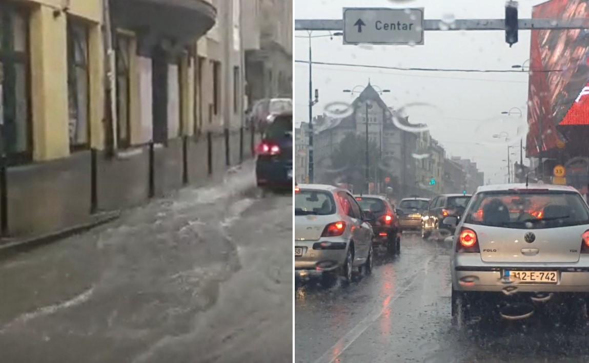 Nevrijeme pogodilo Sarajevo: Kolaps u saobraćaju, ne rade semafori