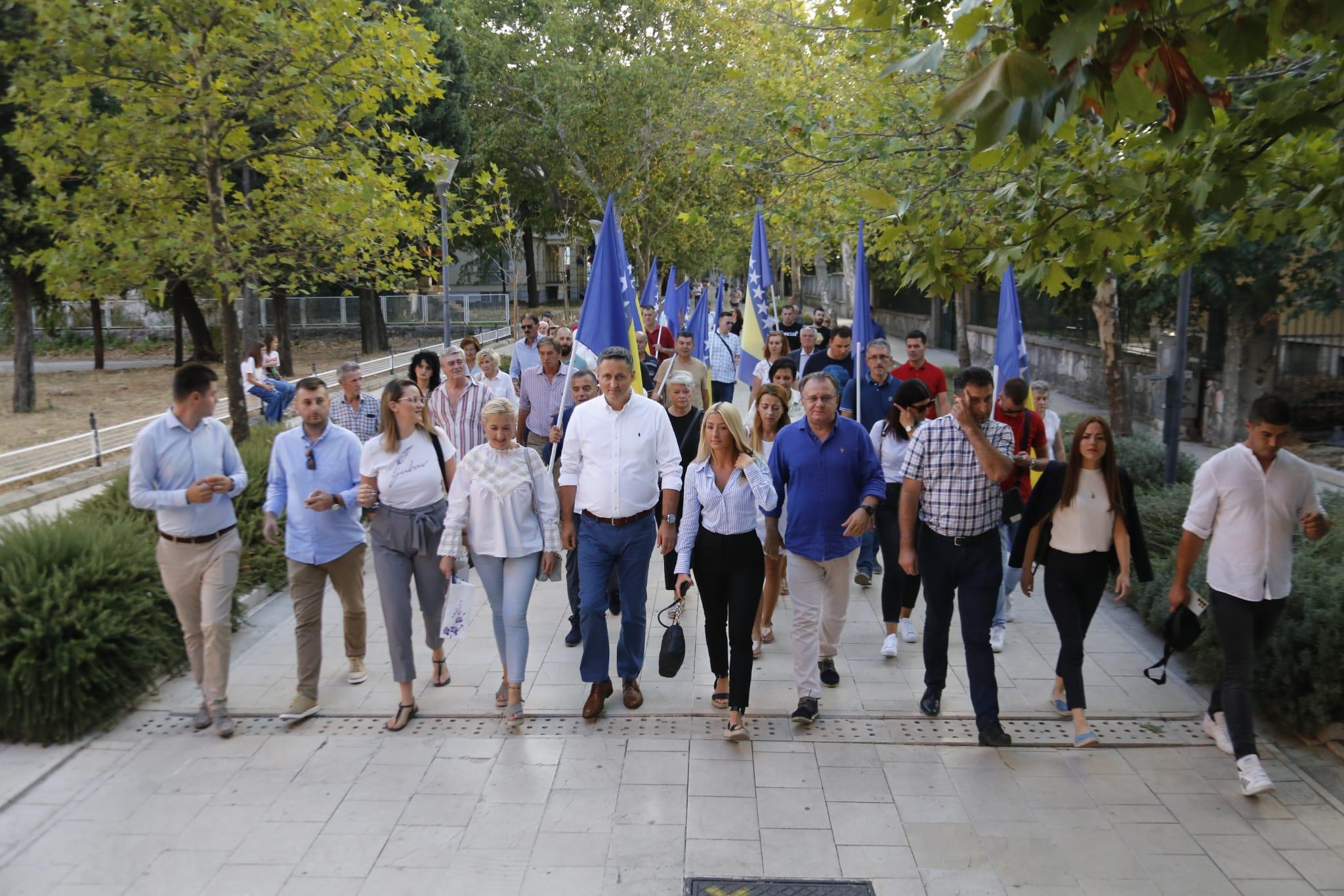 Bećirović u Mostaru: Pobijedit ćemo režim koji širi diskriminaciju i segregaciju