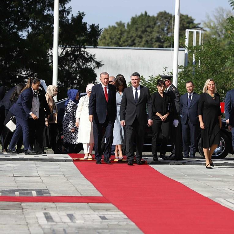 Erdoan u Zagrebu dočekan uz najviše državne počasti