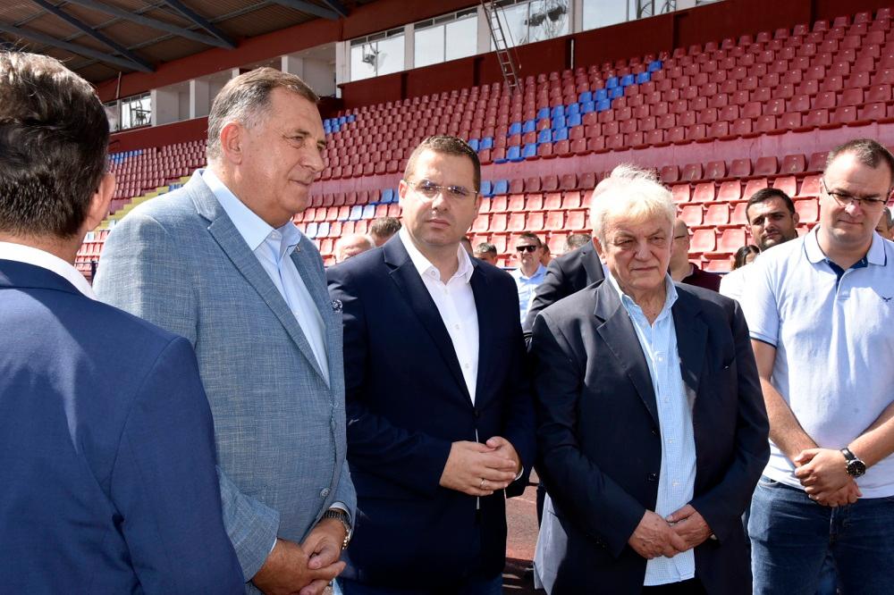 Dodik na Gradskom stadionu Banja Luka - Avaz