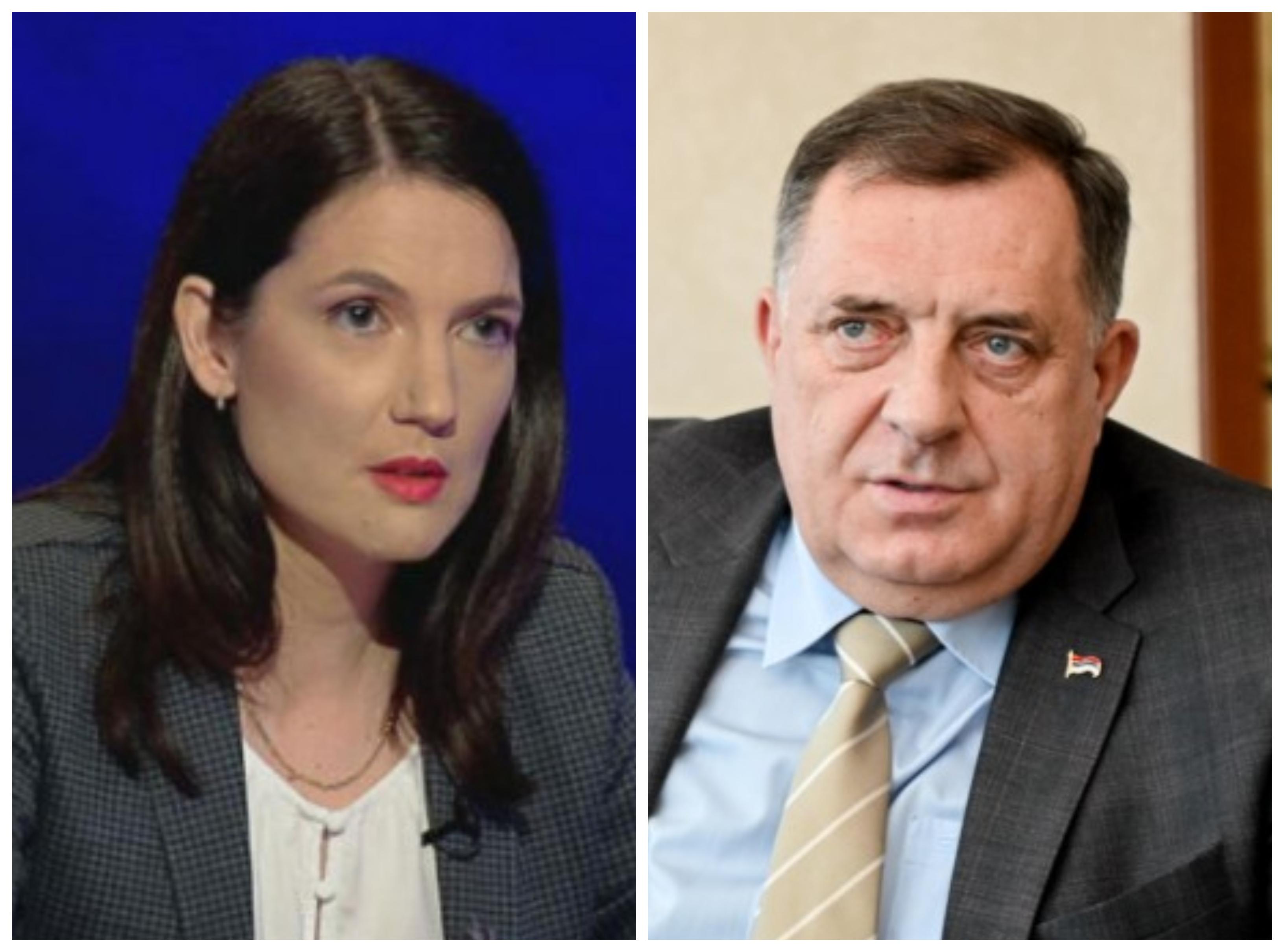 Jelena Trivić, Milorad Dodik - Avaz