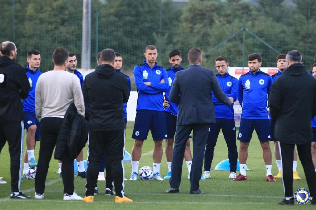 Zeljković posjetio trening reprezentacije: Fokus na utakmicu sa Crnom Gorom