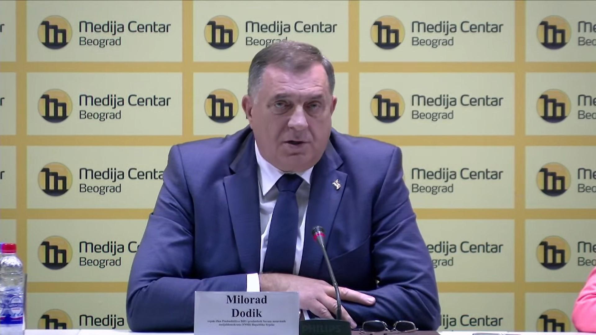 Dodik: Ovu BiH su stvorili stranci, mi je nikada nećemo prihvatiti