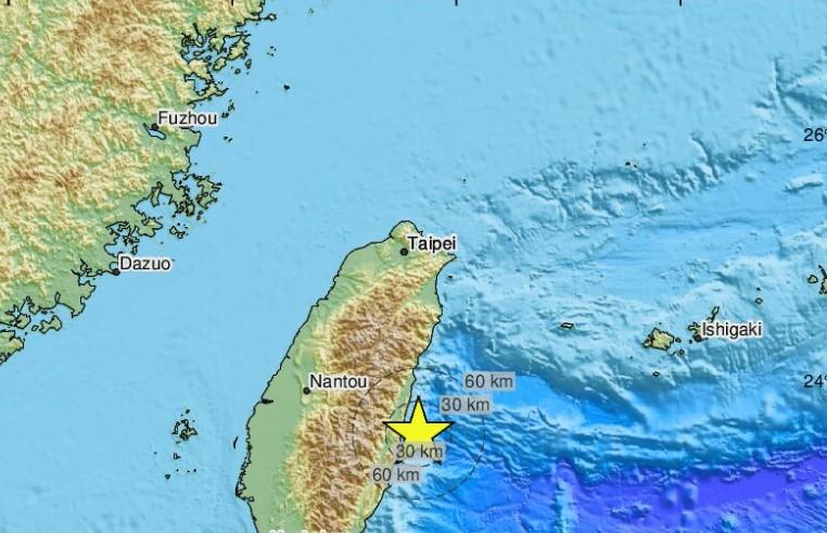 Zemljotres jačine 5,9 stepeni pogodio Tajvan