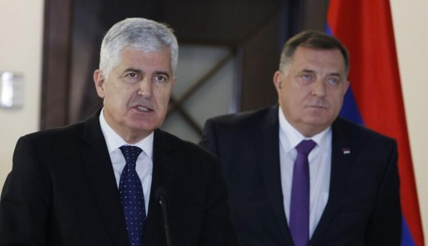 Dragan Čović i Milorad Dodik sutra o formiranju vlasti na državnom nivou