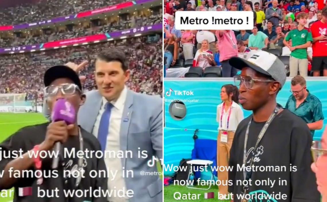 Popularni "metro-men" se družio sa navijačima na stadionu u Kataru