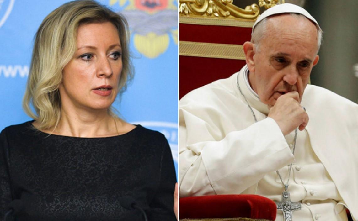 Zaharova bijesna zbog izjava pape Franje: To je perverzija neviđenog nivoa