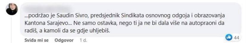 Jedan od komentara o Sivri - Avaz