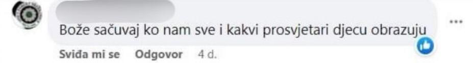 Komentar na Facebooku - Avaz