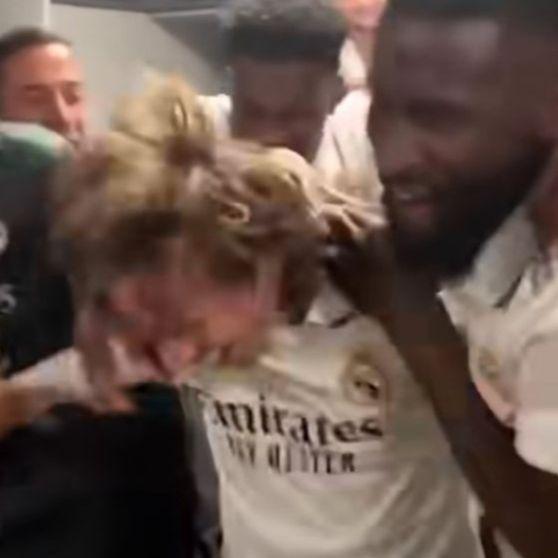 Video / Luka Modrić napravio totalni haos na slavlju Reala