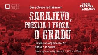 Sutra pred Narodnim pozorištem: "Sarajevo, poezija i proza o gradu"