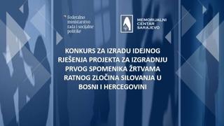 Konkurs za idejni projekt za izgradnju prvog spomenika žrtvama ratnog zločina silovanja u BiH