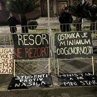 Počeo protest u Podgorici povodom tragedije na Cetinju