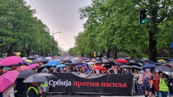 srbija protesti - Avaz