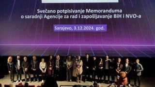 Agencija za rad i zapošljavanje BiH potpisala Memorandum o saradnji sa nevladinim organizacijama