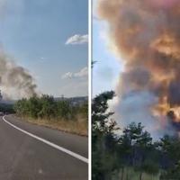 Veliki šumski požar izbio uz autoput u Sjevernoj Makedoniji