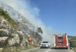 Video / Veliki požar kod Dubrovnika, vatra se širila velikom brzinom, angažirani i kanaderi