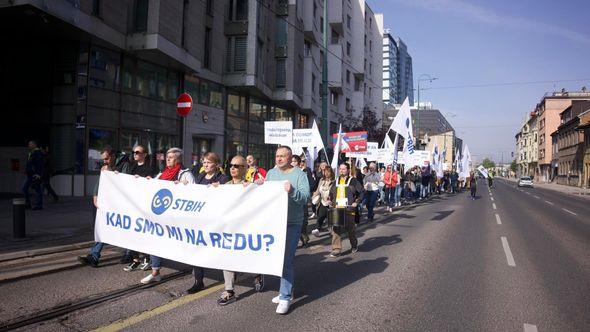 Sa današnjih protesta u Sarajevu - Avaz