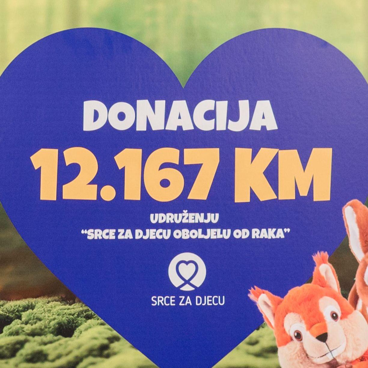 Konzum i Mercator donirali  više od 12.000 KM Udruženju „Srce za djecu oboljelu od raka“