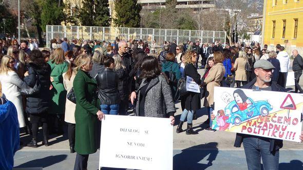 Sa današnjih protesta - Avaz