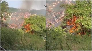 Požar na Bistriku: Gori krov kuće, deset vatrogasaca na terenu