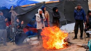 Raseljeni Palestinci u Gazi pogođeni teškim vremenskim nepogodama