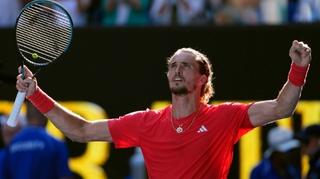 Aleksander Zverev je prvi polufinalista Australian Opena