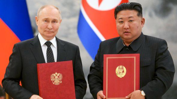 Putin i Kim Džong Un - Avaz