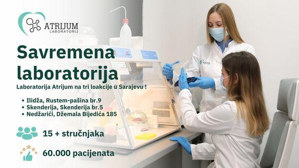 Savremena laboratorija u poliklinici Atrijum - Avaz