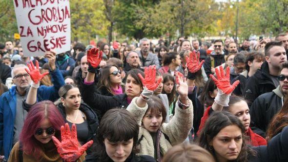 Protesti u Beogradu za Novi Sad - Avaz