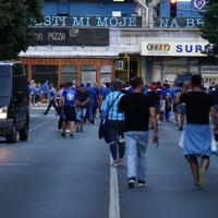 Foto / Ulice Sarajeva u najljepšoj nijansi plave: Željezničar će imati vatrenu podršku