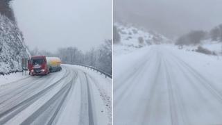 Snijeg otežava saobraćaj u BiH, pogledajte stanje na putevima