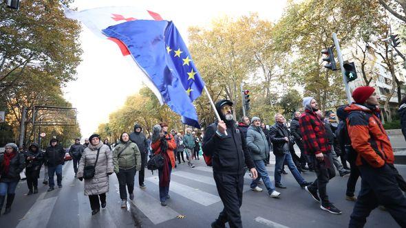 Gruzija: Antivladini protesti - Avaz