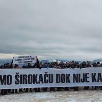 Održani protesti na području općine Istočni Stari Grad: Spasimo Širokaču dok nije kasno