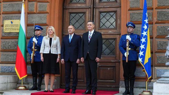 Rumen Radev sa Željkom Cvijanović i Denisom Bećirovićem - Avaz