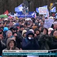 U Berlinu održan protest protiv slanja oružja Ukrajini: Ovo nije naš rat