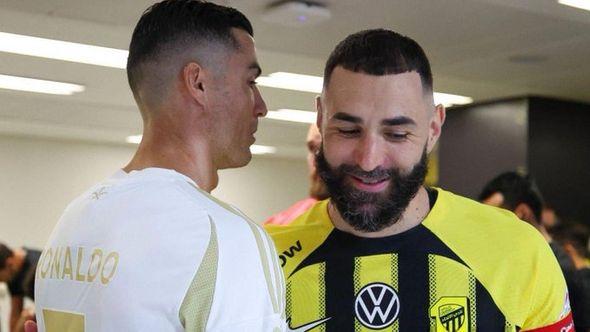 Ronaldo i Benzema prije utakmice - Avaz